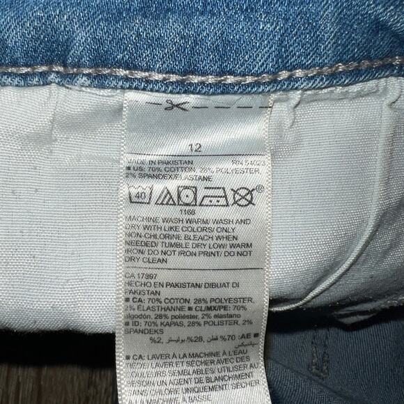 Old navy rock star super skinny distressed blue jeans - Picture 15 of 15